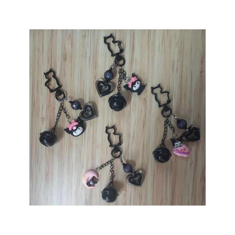 ganci kuromi blackpink / gantungan kunci kuromi blackpink / gantungan tas kuromi lucu blackpink / ga