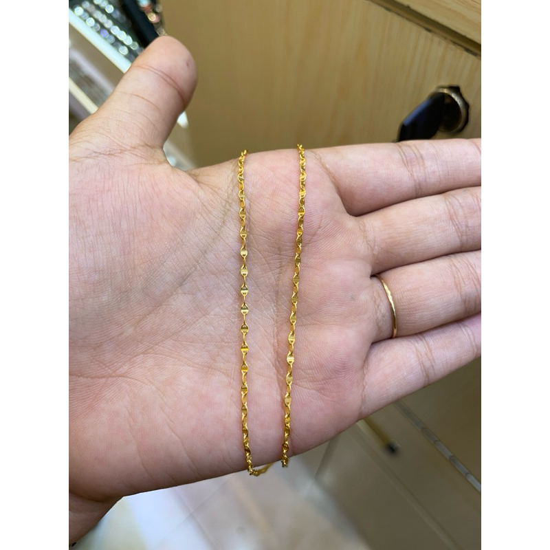 kalung 1 gram emas kadar 420%/9k