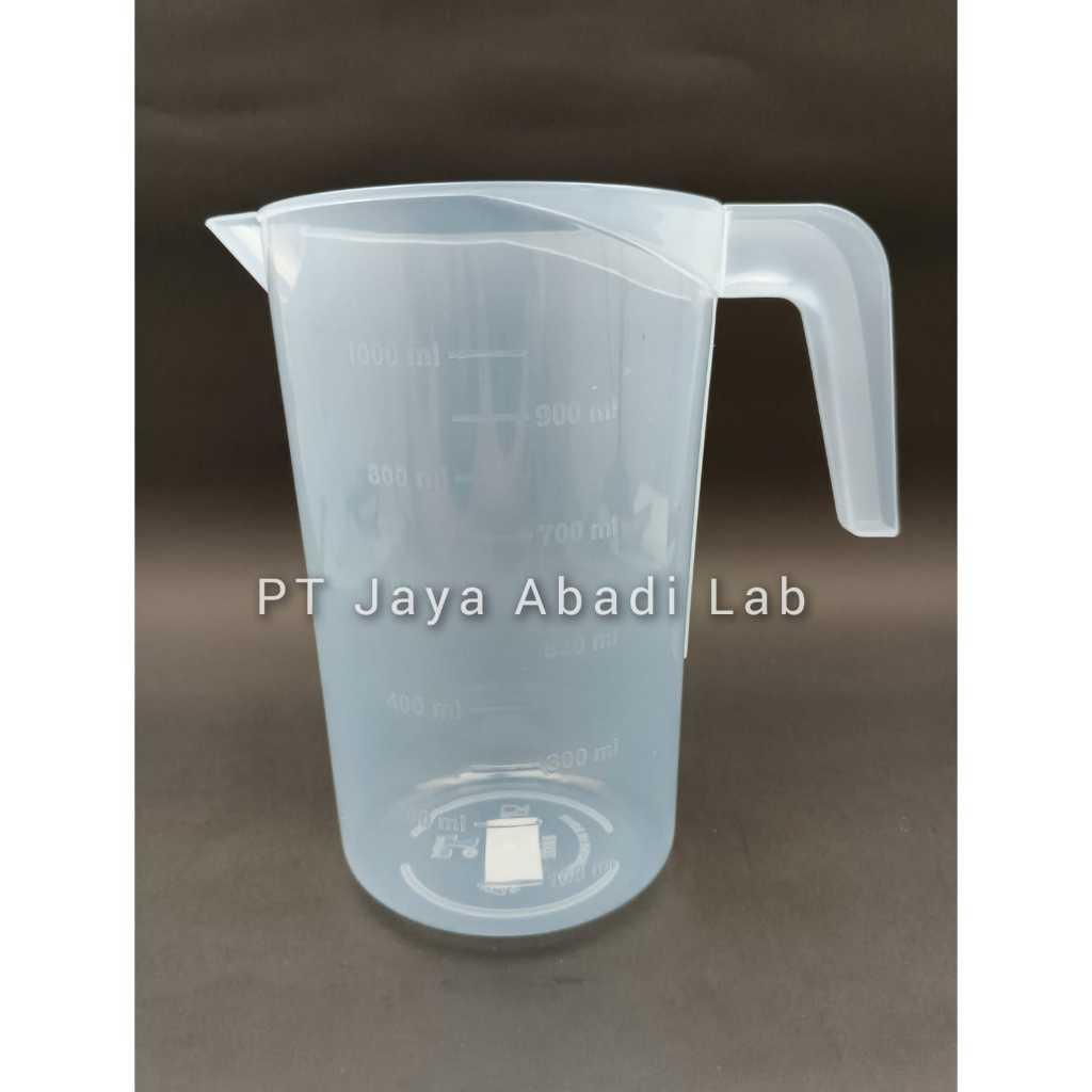 gelas ukur gelas takar takaran 1 liter 1000 ml 1000cc 1L plastik