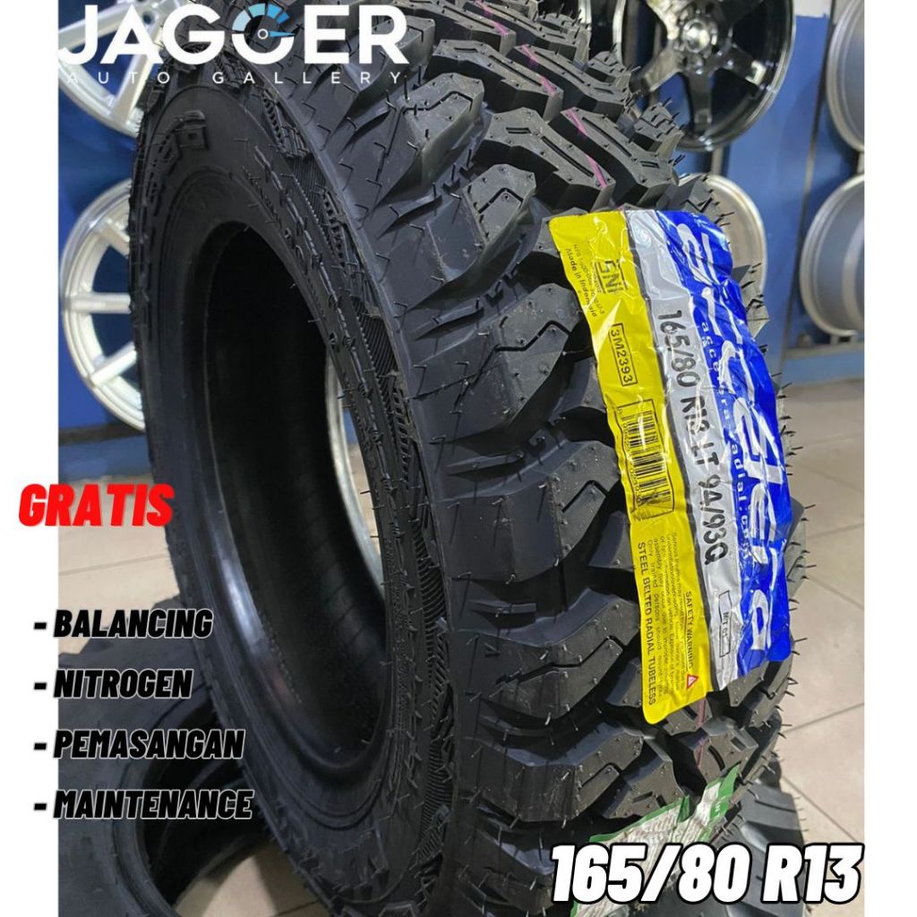 ban mobil R13 untuk carry grandmax ragi cangkul/lumpur murah merk accelera M/T