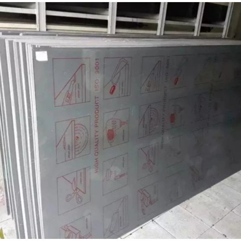 plat PVC sheet 2mm x 35cm x 110cm PVC sheet lembaran 2mm
