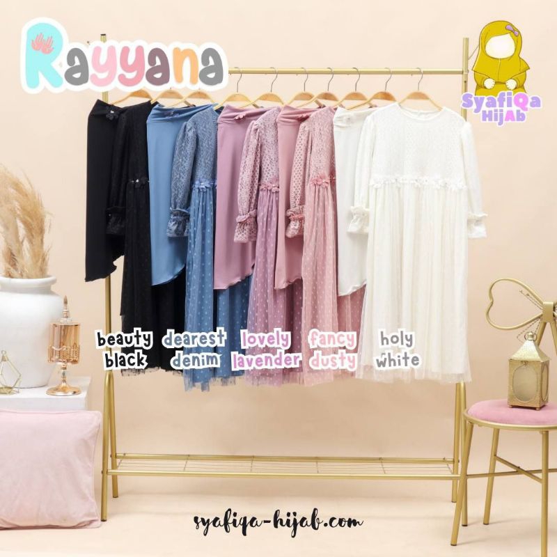 Gamis Rayyana by Safiqa Hijab (Rayyana Size)