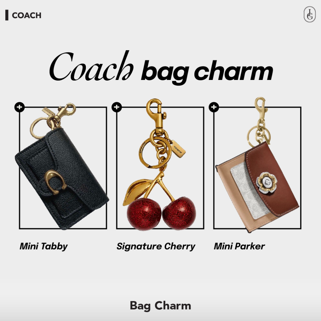 Coach Bag Charm