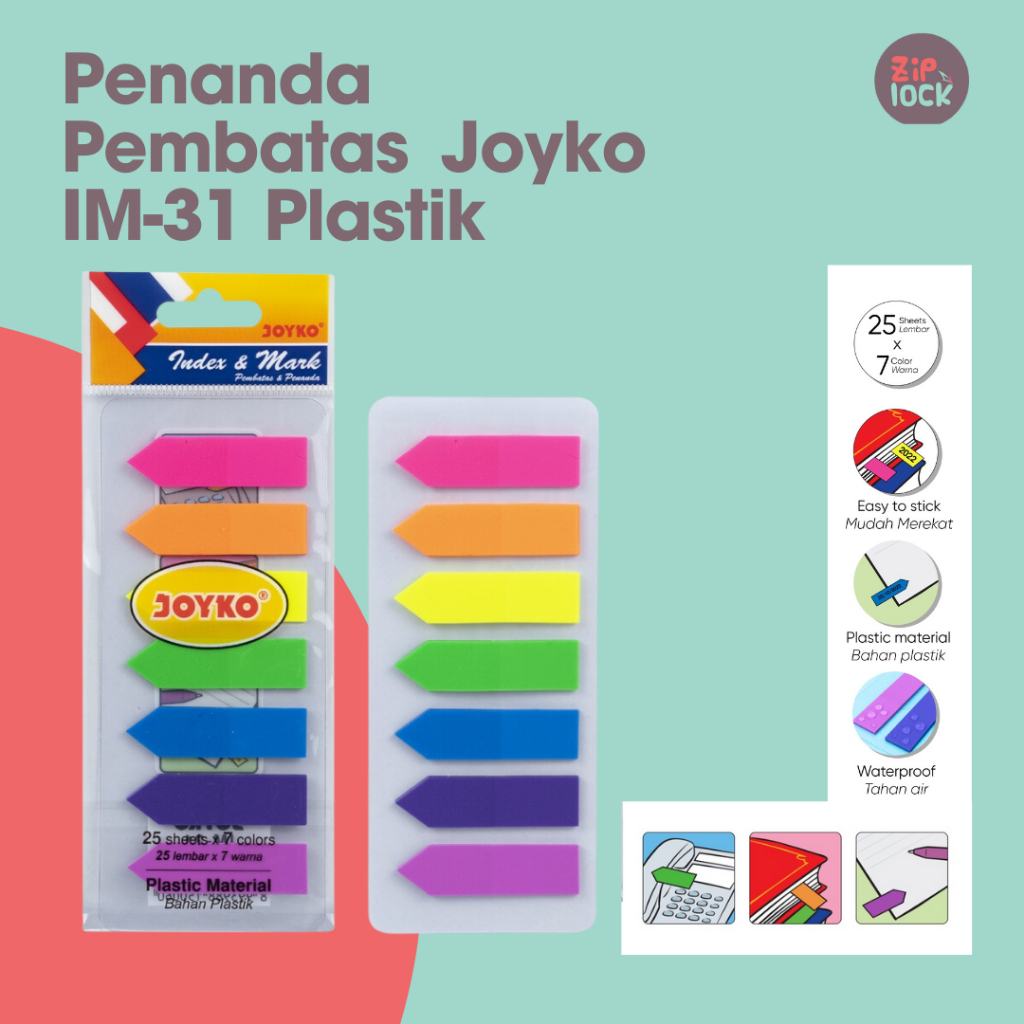 

Index & Mark Penanda Pembatas Joyko IM-31 Plastik