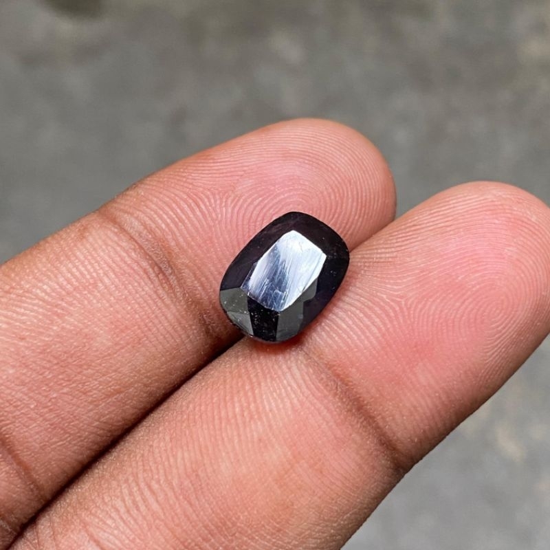 Batu Iolite Natural Iolite Asli Batu Blue Iolite Bukan Blue Safir Sapphire Dim 12x9x5.5mm CT 3.90