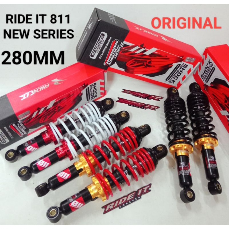 SHOCK SHOK BELAKANG RIDE IT ORIGINAL GP 811 NEW SERIES 280MM JUPITER Z VEGA R FIZR FORCE JUPITER Z1 