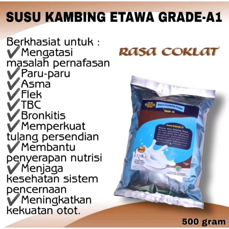 

SUSU KAMBING ETAWA GRADE-A1 RASA COKELAT