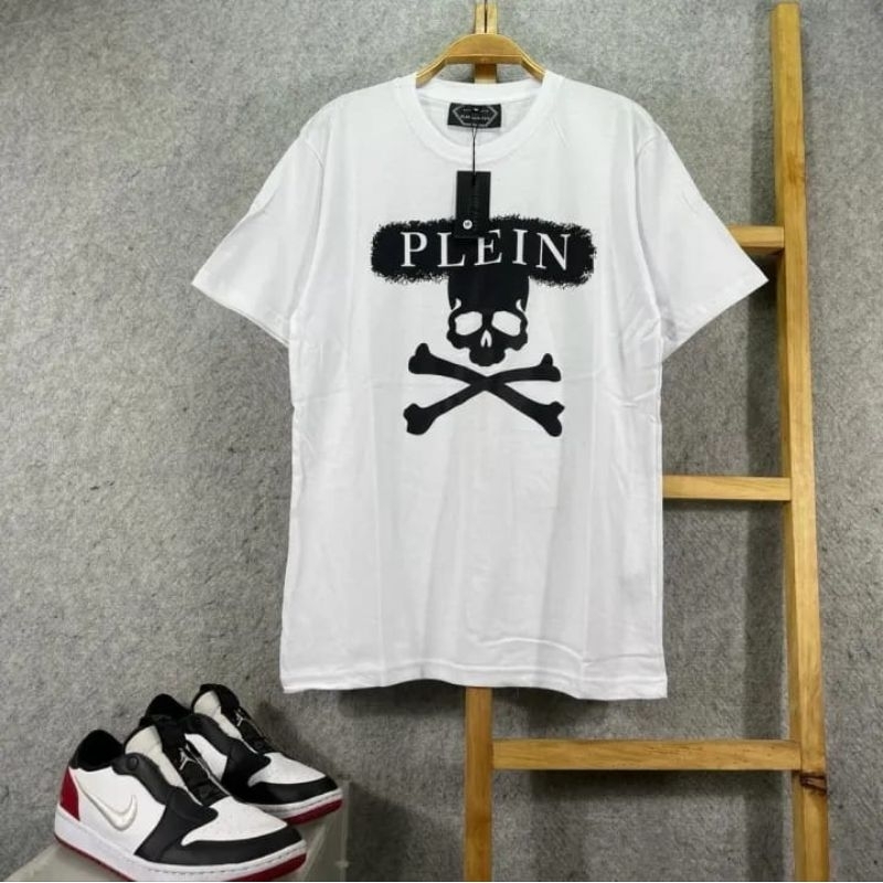 Kaos Distro Philipp Plein Premium Pria Wanita Lengan Pendek Size M L XL Brother Hoodie