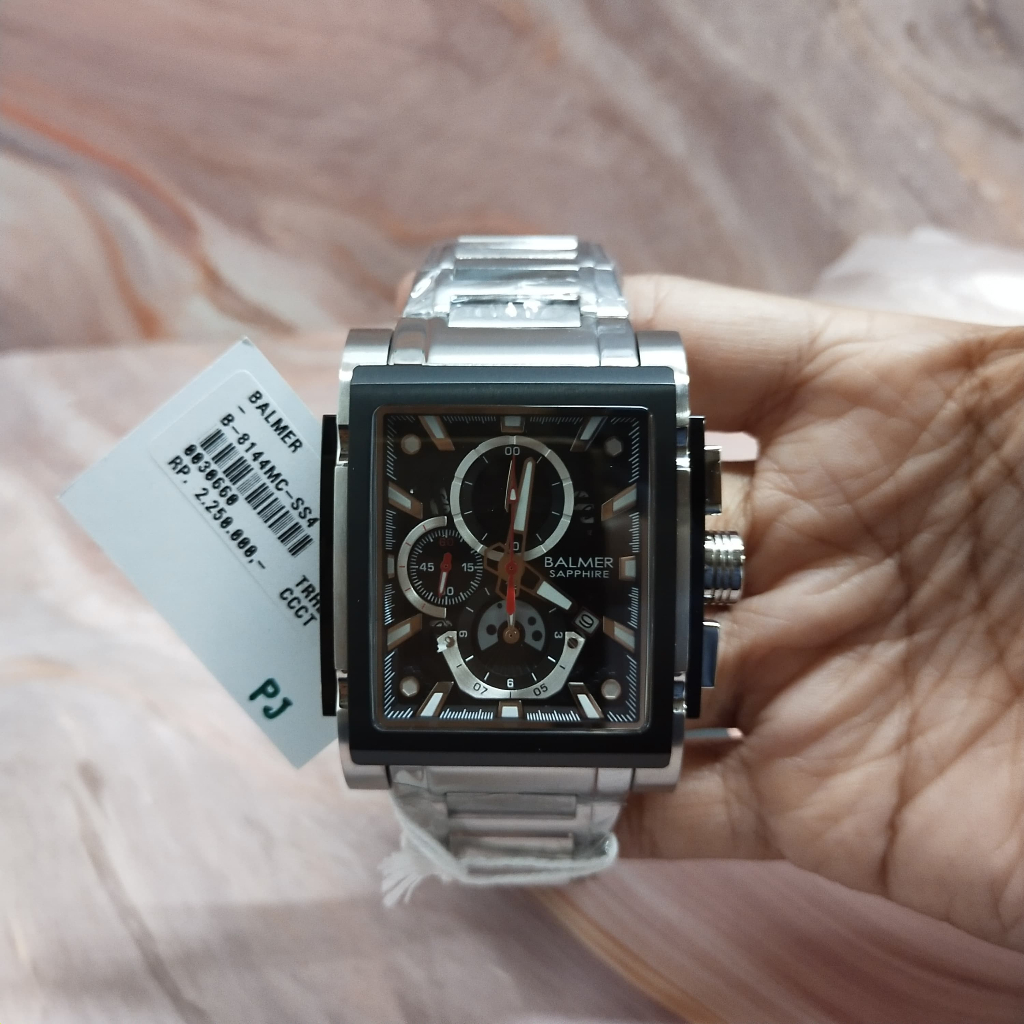 Balmer B-8144 Besi Jam Tangan Original Pria