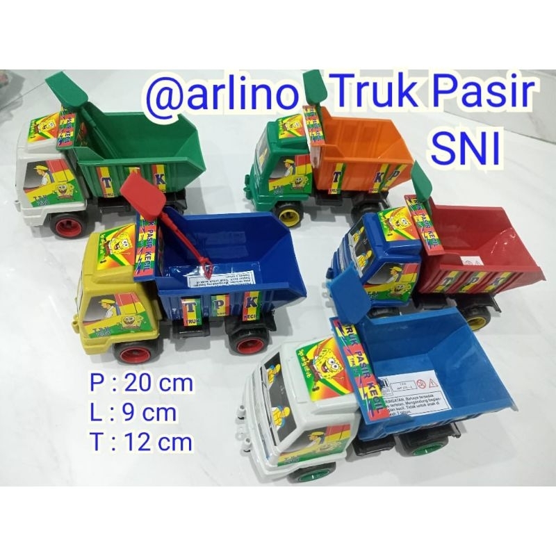 Mainan truk pasir kecil dump truck mainan anak viral