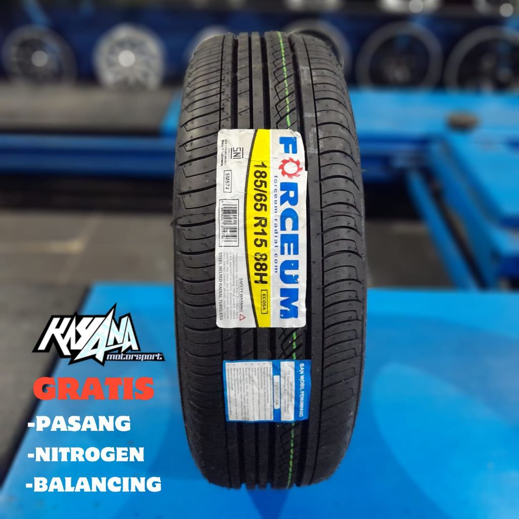 Ban Mobil Ring 15 Forceum Ecosa 185/65 Ring 15 - Gratis Pemasangan