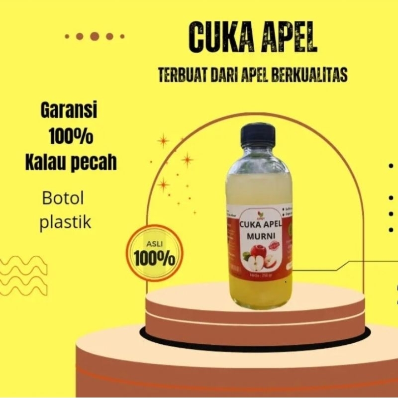 

cuka apel organik vinegar apple bantu atasi tekanan darah tinggi obat diabetes asam urat kolesterol