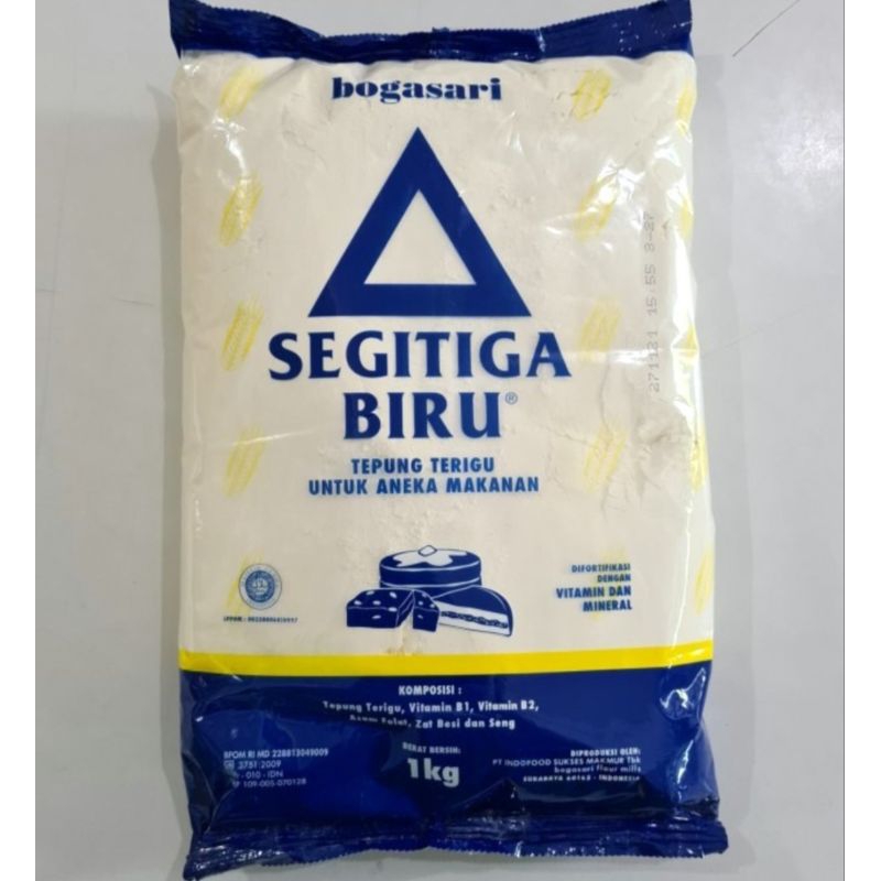 

TEPUNG TERIGU|TEPUNG TERIGU BOGOSARI|TERIGU SEGITIGA BIRU 1KG