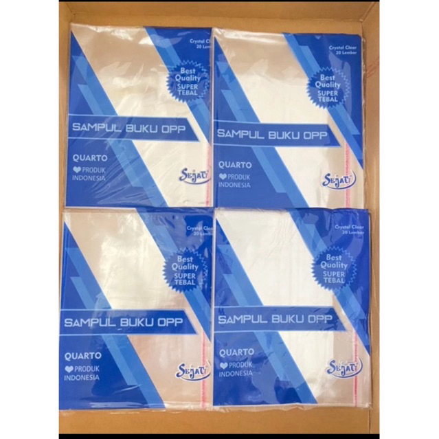

Sampul Buku Plastik Lem & Tanpa lem