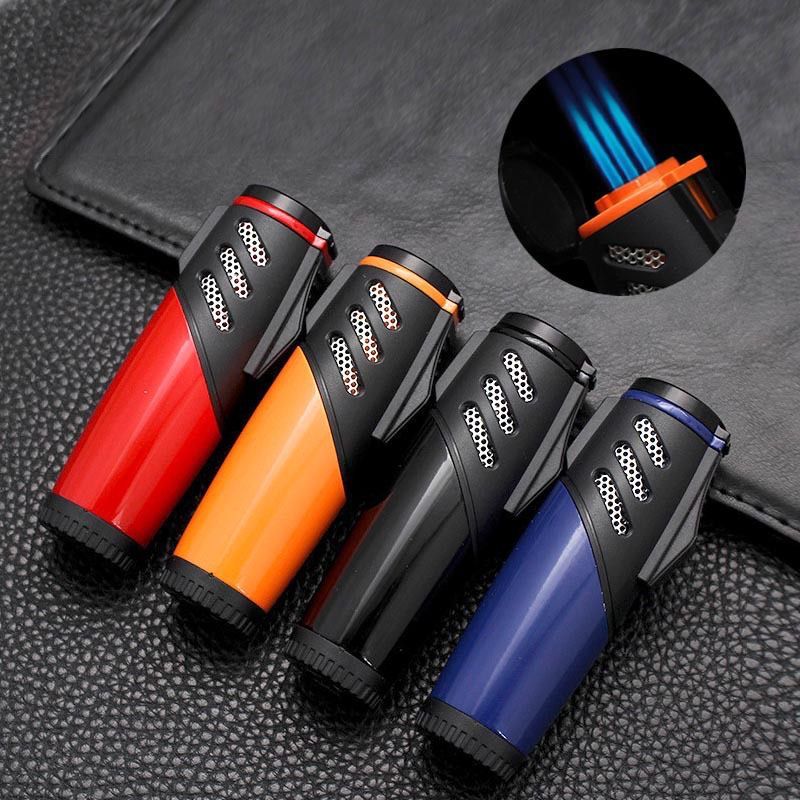 Mancis Korek Api Gas Flame Api 3 Jet Korek Gas Las Triple Jet Torch Isi Ulang