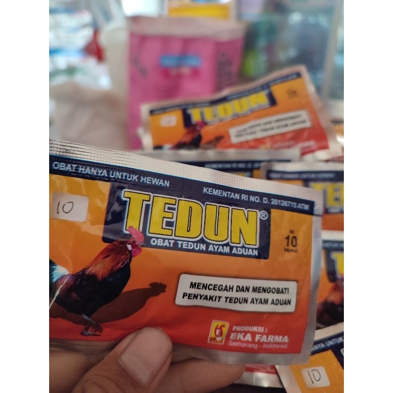 TEDUN obat tedun ayam aduan