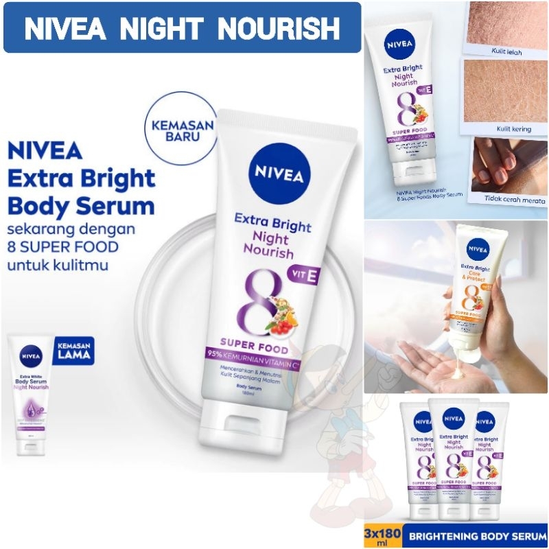 NIVEA NIGHT NOURISH BODY SERUM