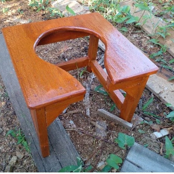 KURSI DUDUK WC KAYU UNTUK WC JONGKOK