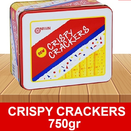 

NISSIN CRISPY CRACKERS KEMASAN KALENG 750gr