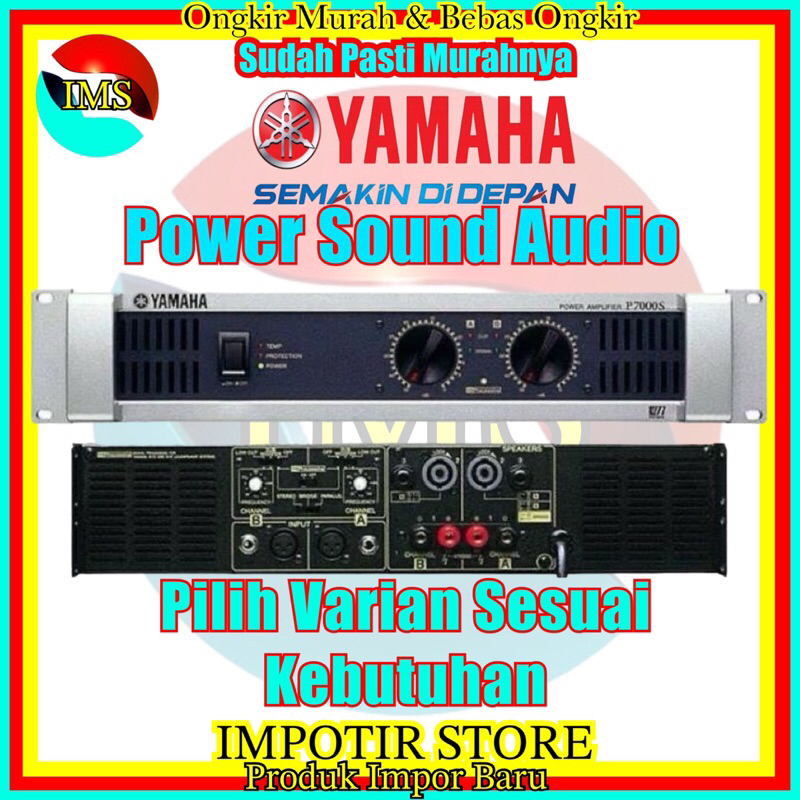 Power Audio Sound Yamaha Series Xp  2500 7000 9000 p / s power max new pilih Varian sesuai Kebutuhan