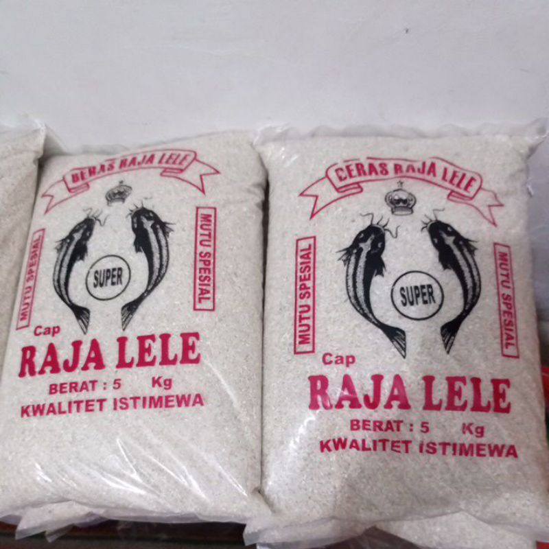 

Isntant BERAS 10kg Raja Lele (5kg x2) Beras Alami Hasil Tani