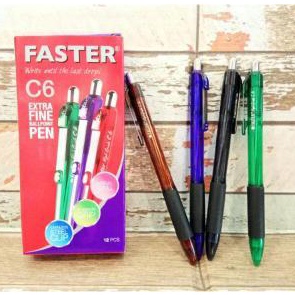

Premium D Pulpen Faster C6 12 pcs