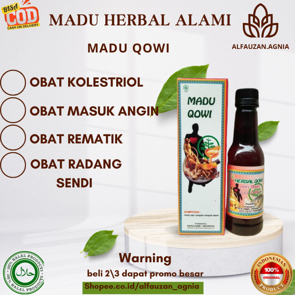 

Promo Herbal Asli Obat Rematik Dan Masuk Angin Obat Sakit Badan Madu Herbal Qowi