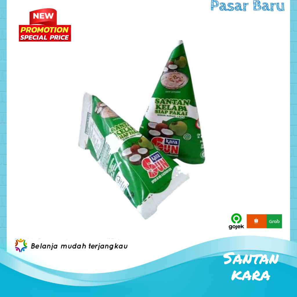 

Santan Kara / Sun Kara / Santan Saset • 65ml ✓ 1 Sachet Murah | Pasar Baru Makassar