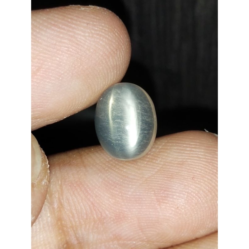 Natural Moonstone Double Cat Eye 10 x 8 x 4.5 mm 2.85 Ct Langka Super NTD Oval Cabochon Code 1356
