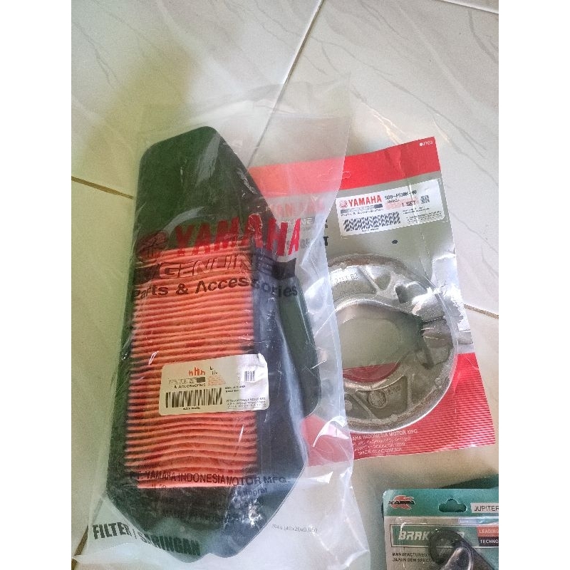 kampas belakang aerox dan filter aerox