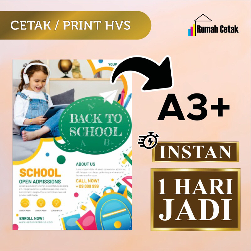 

Print Cetak HVS 80 Gr A3+