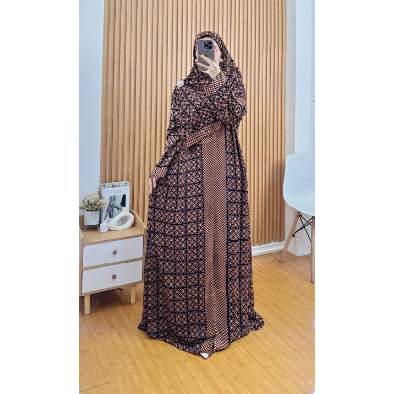 gamis hikmat kw persis ori  set hijap