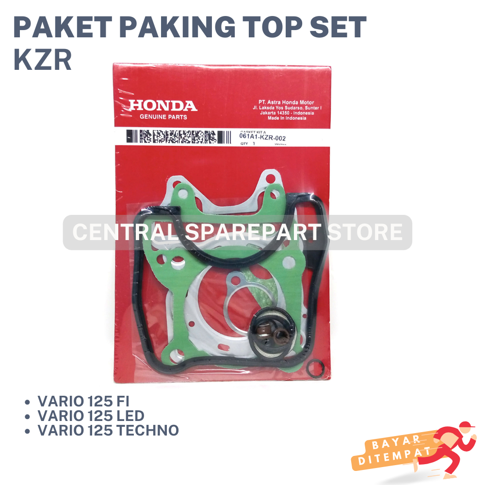 PAKING TOP SET KZR VARIO 125 FI / VARIO 125 LED / VARIO 125 TECHNO / PACKING / TOP SET / PEKING