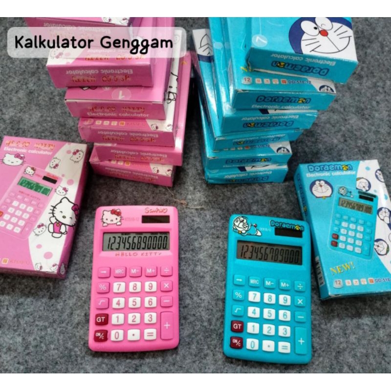 

KALKULATOR GENGGAM KARAKTER DORAEMON HELLO KITTY