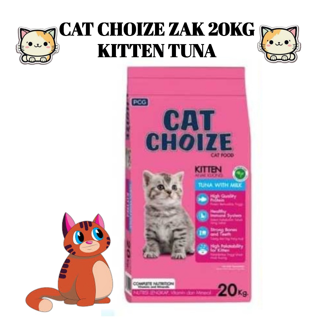 Cat Choize Kitten Tuna 20kg 20 kg Makanan Anak Kucing Choice Choise