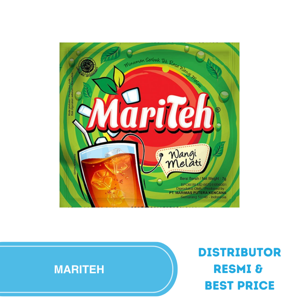 

MARITEH Minuman Serbuk Instan Powder Bubuk Rasa TEH Bal Dus