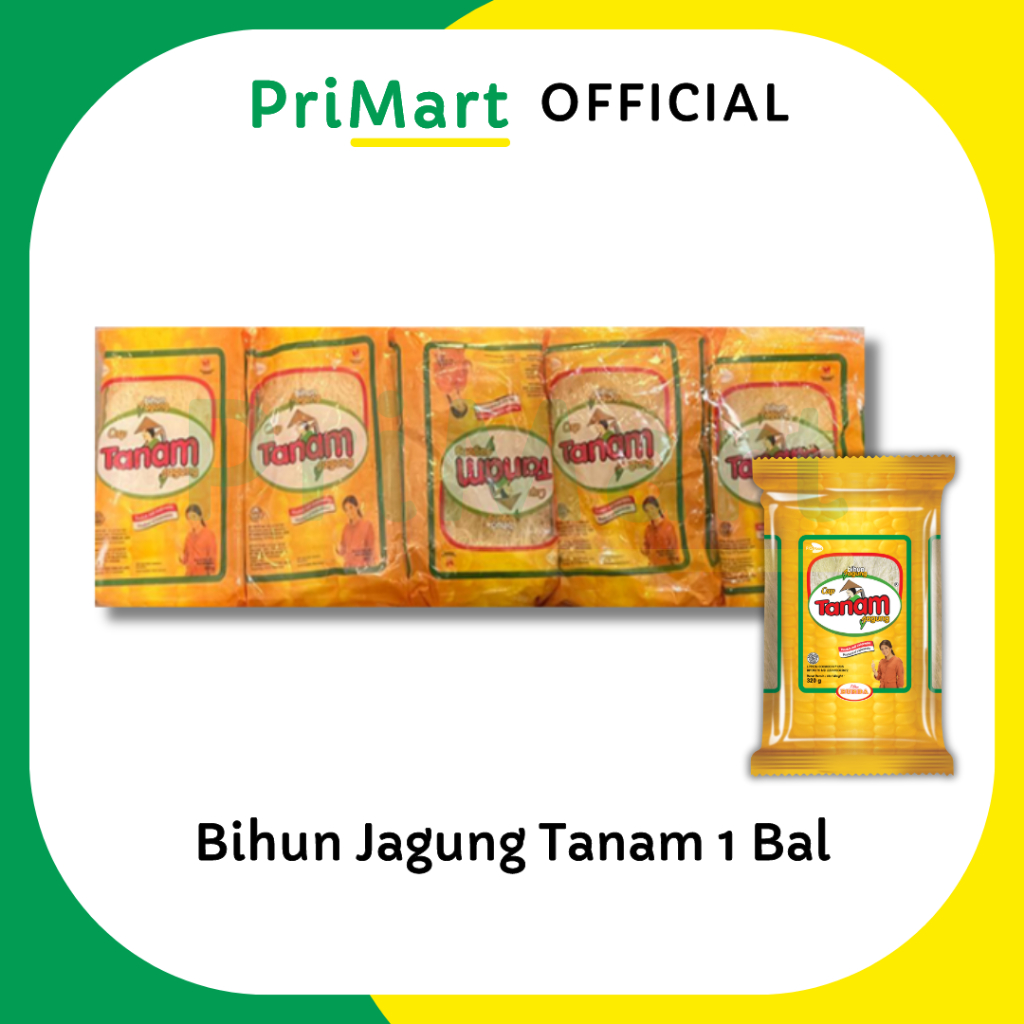 

Bihun Jagung Tanam 1 Bal 320 gram x 10 pack