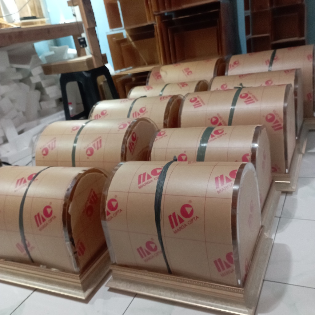 Hantaran Seserahan Akrilik Lengkung Oval Lengkung 2 sisi