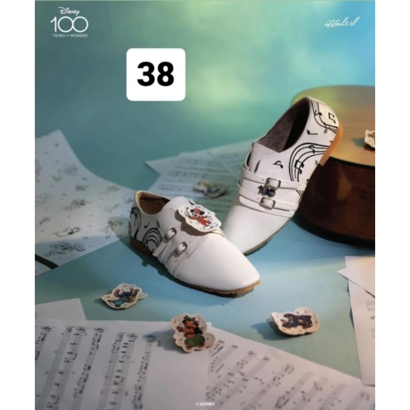 Ittaherl Symphony of Wonder Square Loafer Sneakers Cloud size 38 Ittaherl Disney D100 Pooh Princess 