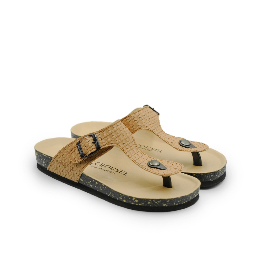 Crousel Sandal slide  Unisex - Vicenza Hexa Beige