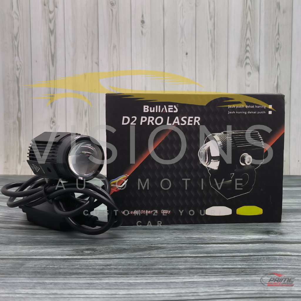 Lampu Tembak Laser D2 Pro Laser 20 Watt Laser Output BULLAES KUNING PUTIH