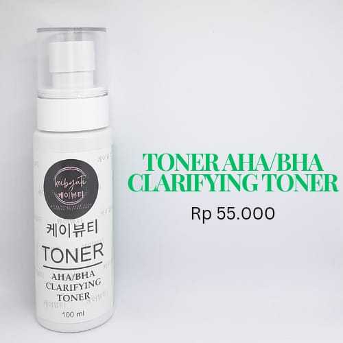 KIMKEIBYUTI AHA/BHA Clarifying Toner 100ml - Toner Spray Wajah Untuk Merawat Kulit Berjerawat AHA/BH