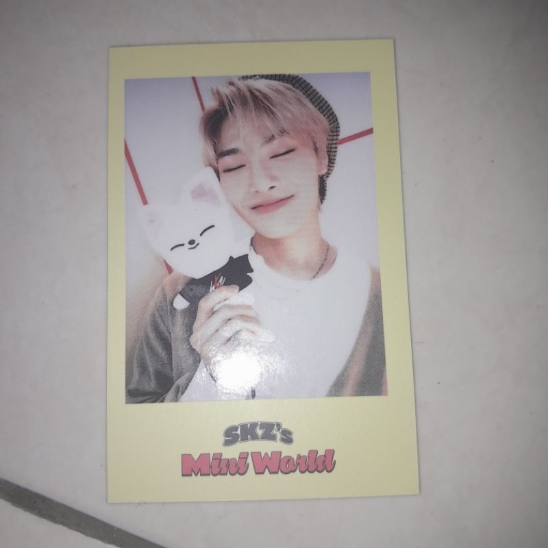 PHOTO CARD / PC STRAY KIDS POB SEASON'S GREETING 2023 SKZ's MINI WORLD I.N