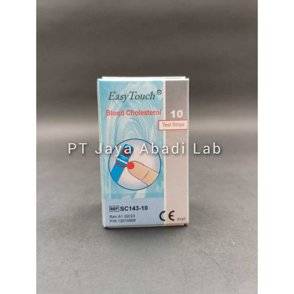EasyTouch blood cholesterol easy touch tes kolesterol isi 10 test strips strip alat ukur cek