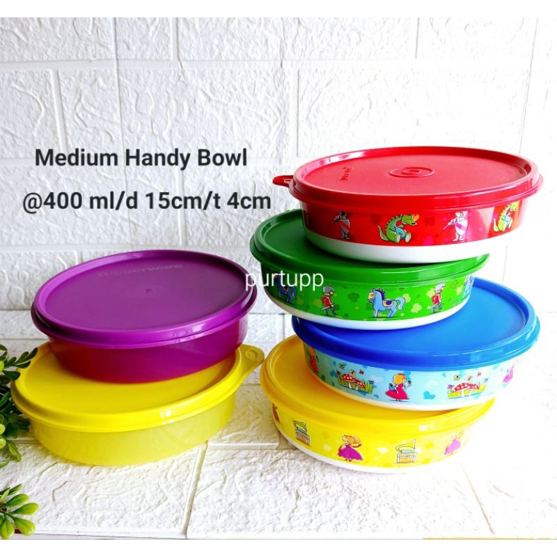 Tempat makan anak medium handy bowl@400ml tupperware