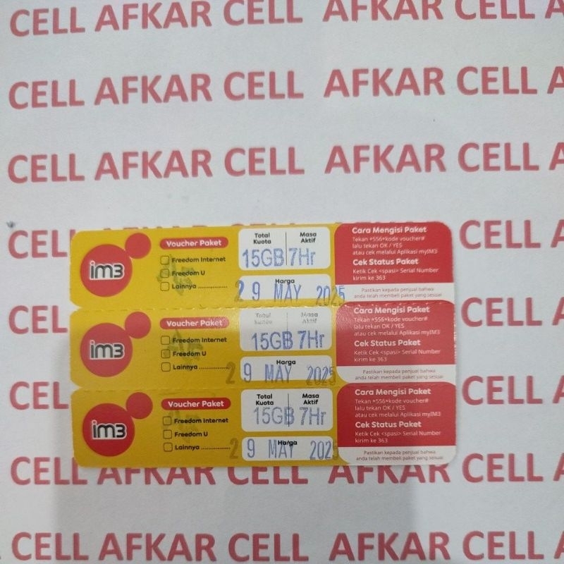 VOUCHER INDOSAT 15GB 7HARI JATENG - BALINUSRA