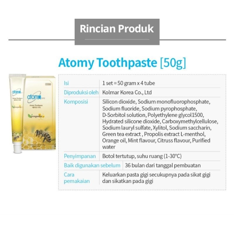 Atomy Toothpaste