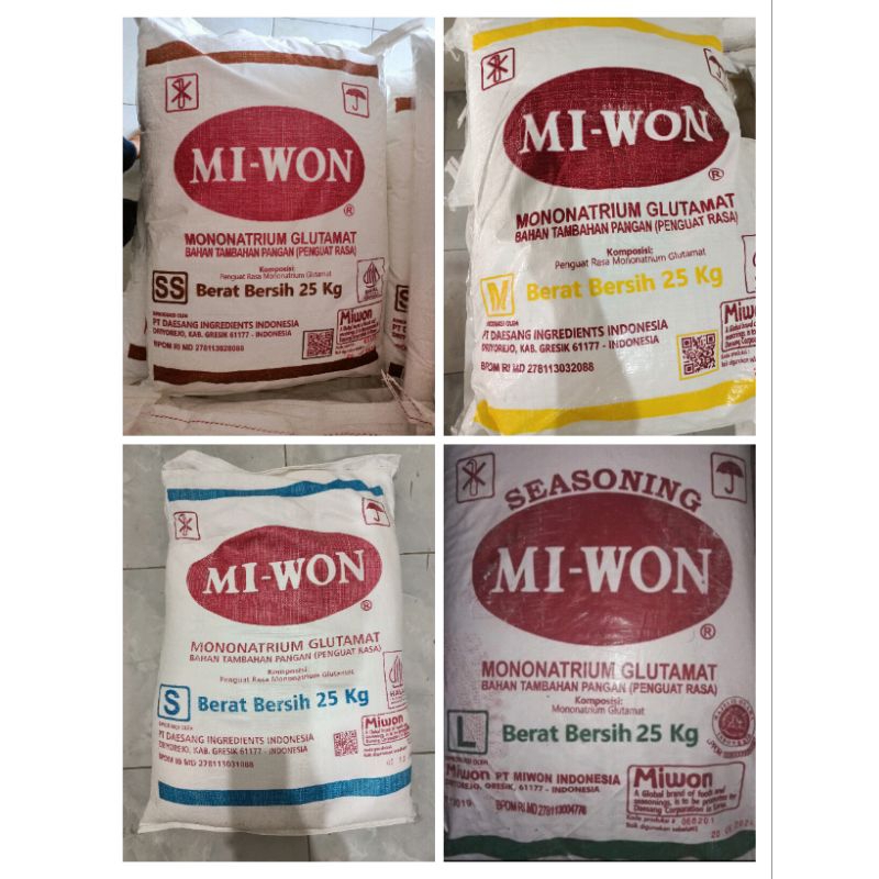 

Miwon msg - micin miwon 1 kg / repack 1 kg