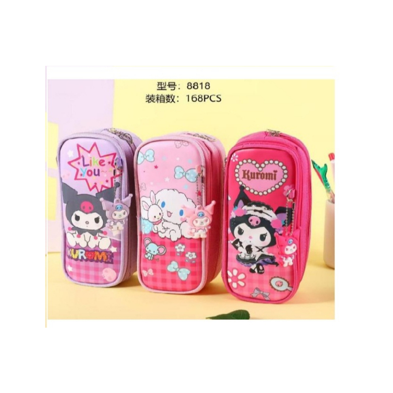 PENCIL CASE SLETING KUROMI Z8818