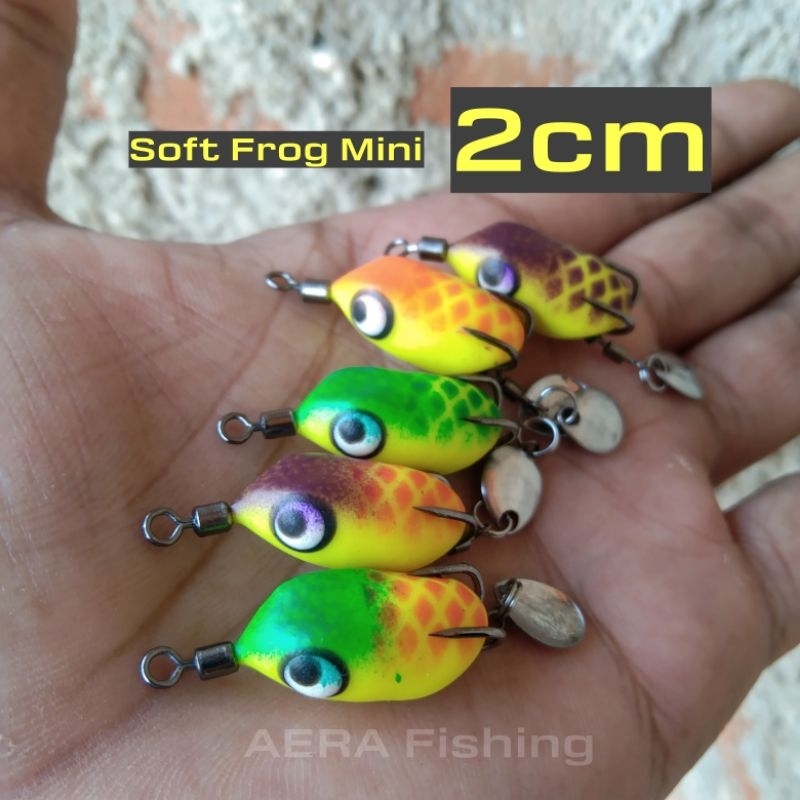 Soft Frog Mini 2cm Umpan Casting Gabus